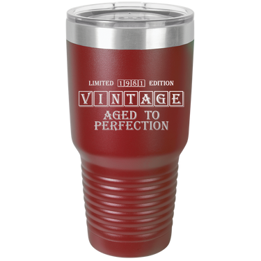 Vintage Age to Perfection Tumbler